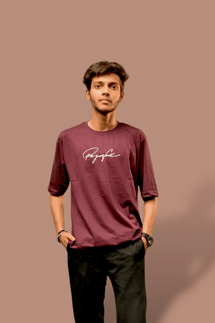 Signature Oversized Tee - Sanjh&Co